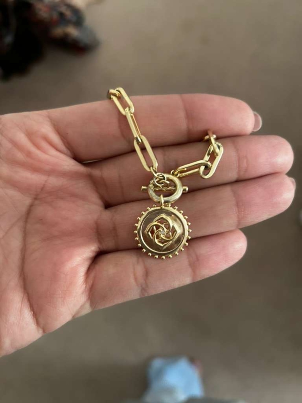 Brielle Kendra Scott Gold Necklace